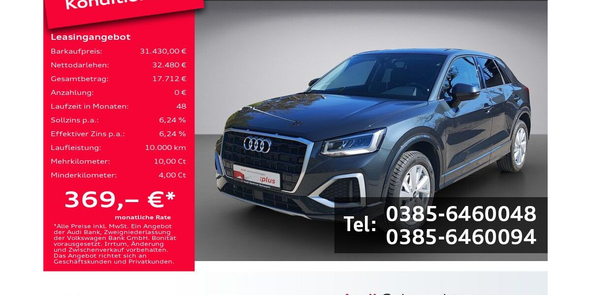 Audi Q2 6.700 km 31.430 &euro; Schwerin 19061