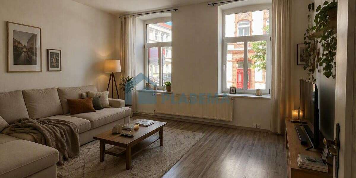 Etagenwohnung Schwerin Paulsstadt - 2.5 Zimmer, 56 m&sup2;, 750&euro; | Angebot:27093578