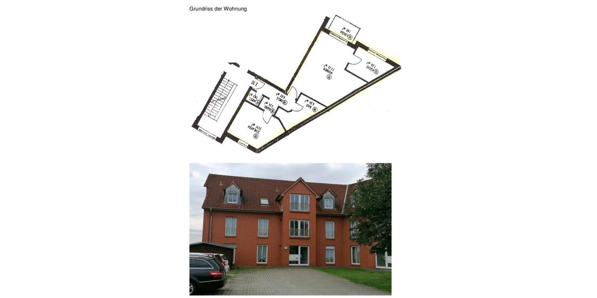 Etagenwohnung Crivitz - 3 Zimmer, 67 m&sup2;, 580&euro; | Angebot:25385830