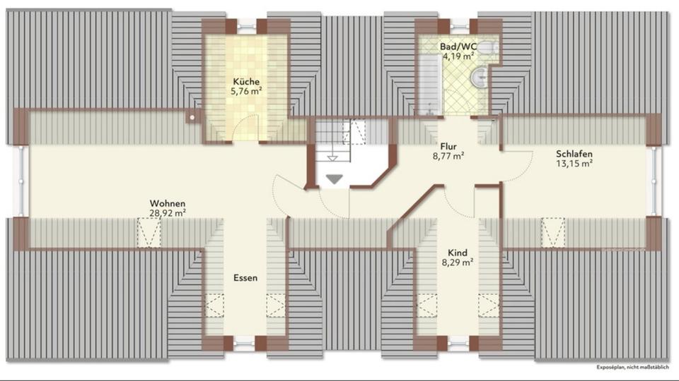 Gepflegte Dachgeschosswohnung mit Charme – Wohnen im familienfreundlichen Schwerin-Görries 3 zimmer