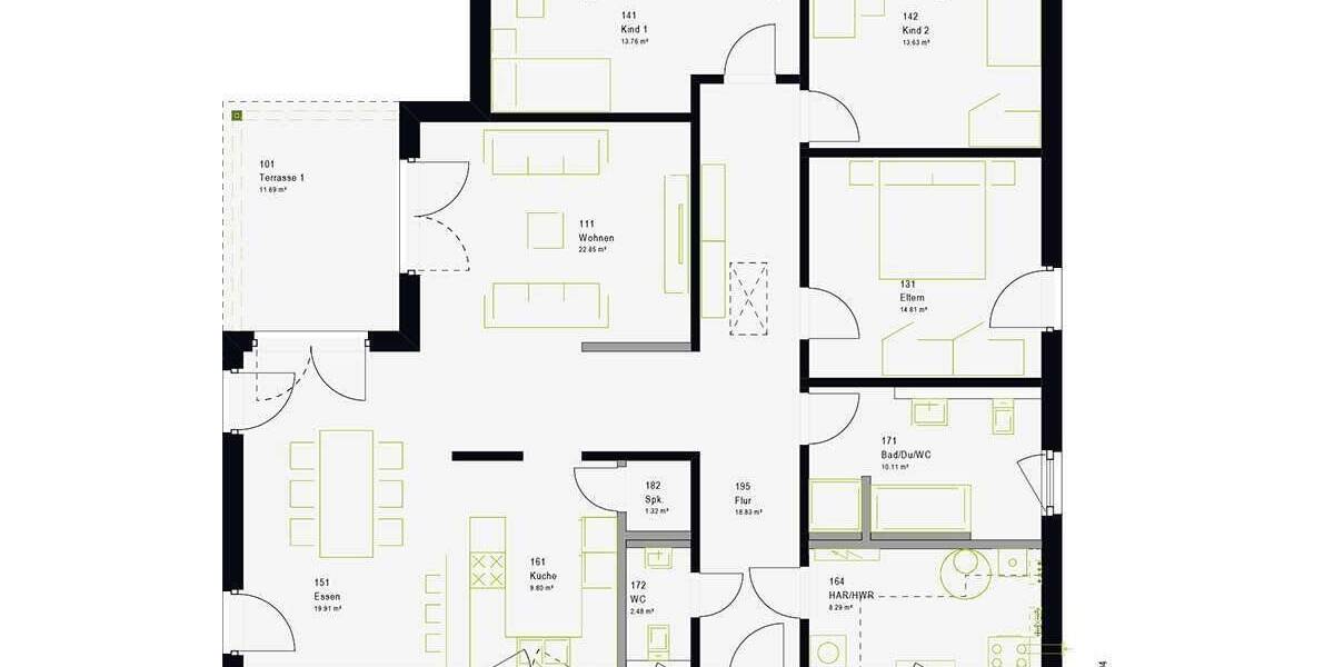 Bungalow Bobitz - 5 Zimmer, 147 m&sup2;, 415.000&euro; | Angebot:26358830