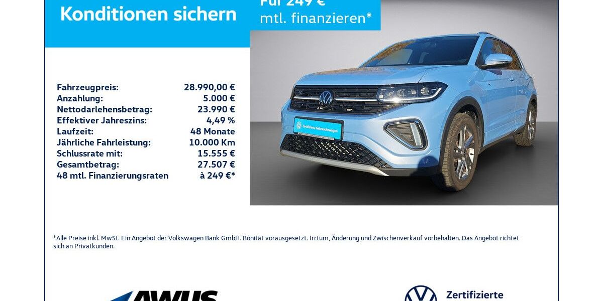 VW T-Cross 5.700 km 28.990 &euro; Schwerin 19057