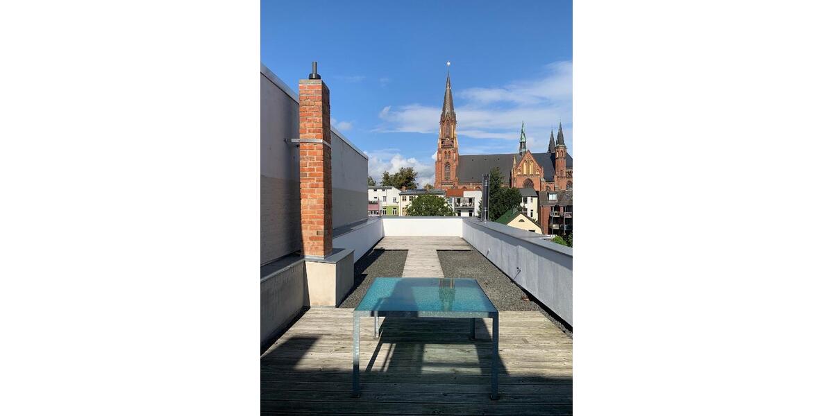 Große Maisonettewohnung mit Dachterrasse und Blick über den Dächern Schwerins 5 zimmer