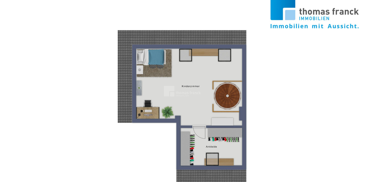 Wohnen wie im eigenen Haus: Lichtdurchflutete Maisonette mit USP und 180°-Schwerin-Panorama - Maisonettenwohnung Schwerin Friedrichsthal | Angebot:25637386