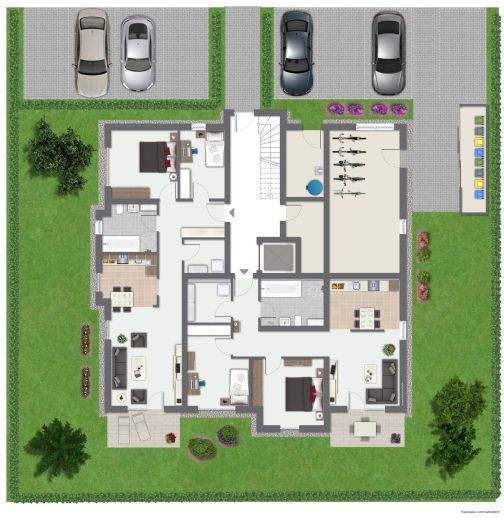 Etagenwohnung Wismar Wismar-Nord - 2 Zimmer, 54 m&sup2;, 219.000&euro; | Angebot:25726247