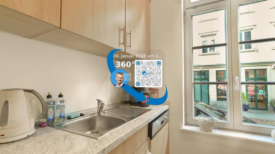 Wohnen in der Altstadt Vollbad mit Fenster Fußbodenheizung Einbauküche 2 zimmer