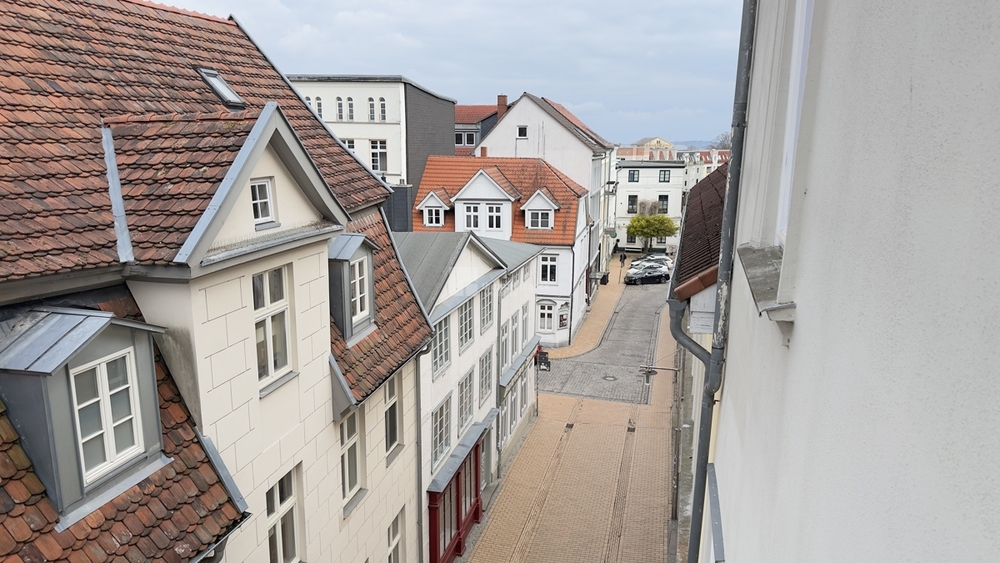 Hier fängst Du morgens mit einem echten Stadtbild an - Schelfstadt - Altstadt - 2. OG - Etagenwohnung Schwerin Schelfstadt | Angebot:26178951