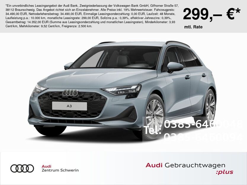 Audi A3 9.800 km 34.490 € Schwerin 19061
