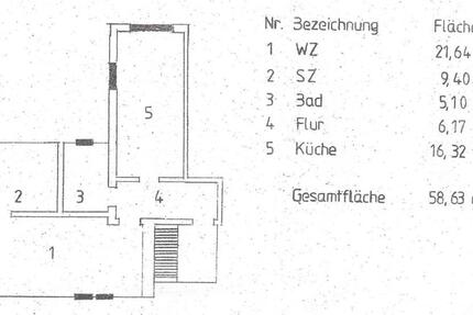 Wohnung Hagenow - 2 Zimmer, 58 m&sup2;, 400&euro; | Angebot:27639964