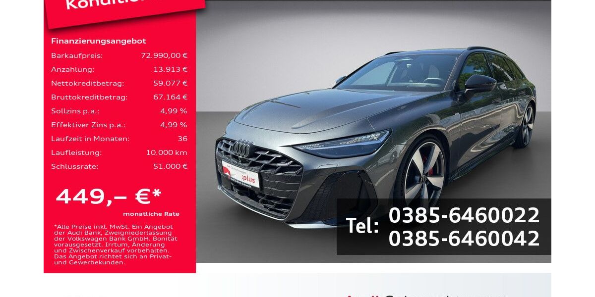 Audi A6 18.200 km 72.990 &euro; Schwerin 19061