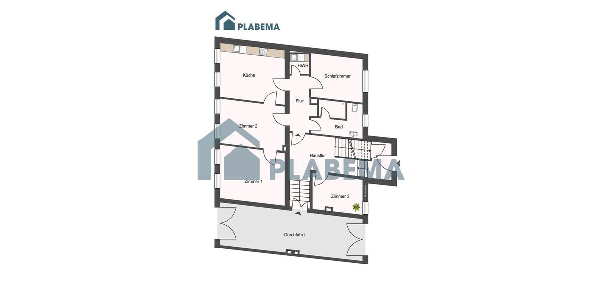 Etagenwohnung Schwerin - 4 Zimmer, 83 m&sup2;, 1.160&euro; | Angebot:26267410
