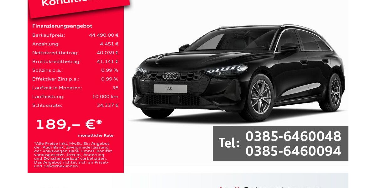 Audi A5 7.800 km 44.490 &euro; Schwerin 19061