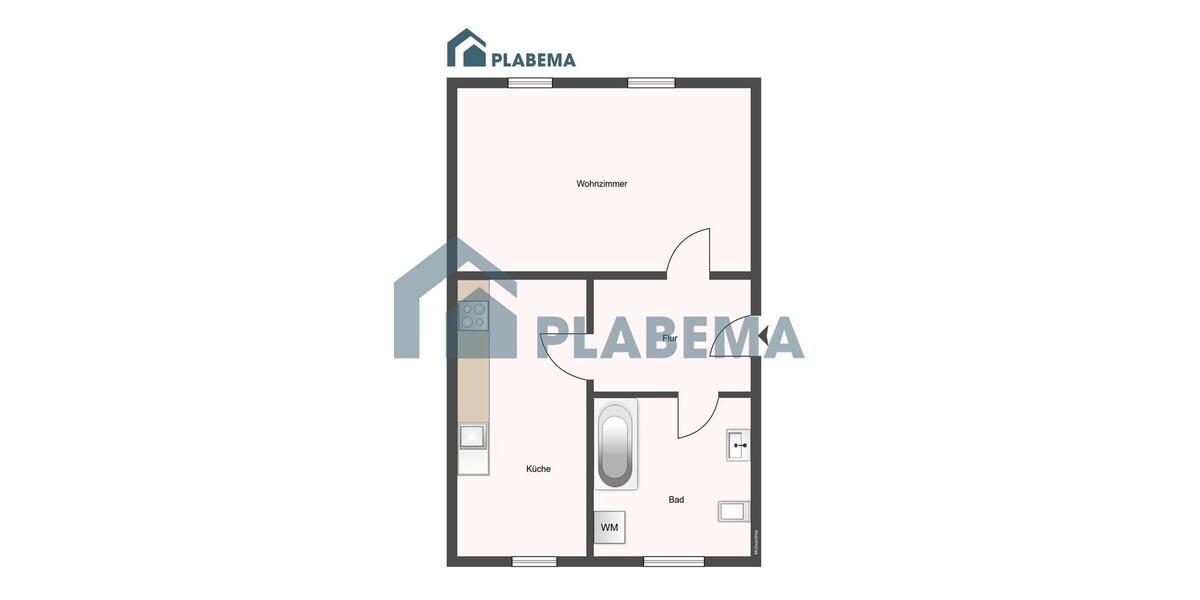 Etagenwohnung Schwerin - 1 Zimmer, 43 m&sup2;, 650&euro; | Angebot:26491733