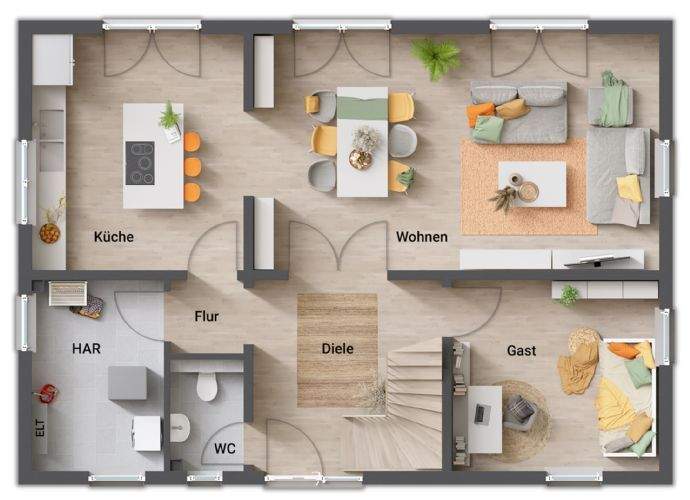 Einfamilienhaus Neustadt-Glewe Hohewisch - 6 Zimmer, 154 m&sup2;, 279.250&euro; | Angebot:26540948