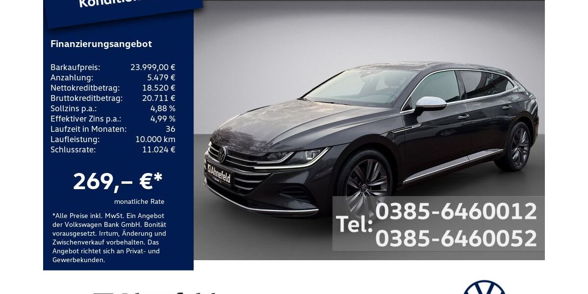 VW Arteon 125.500 km 23.333 &euro; Schwerin 19061