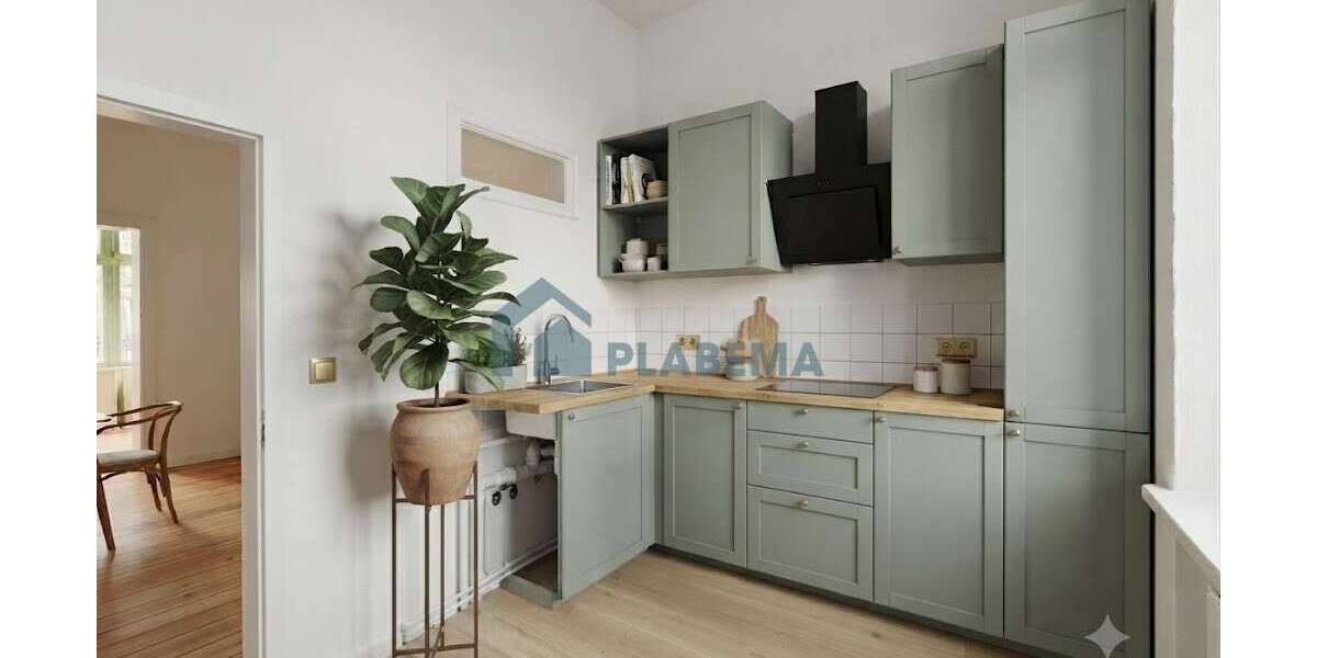 Etagenwohnung Schwerin Paulsstadt - 3 Zimmer, 69 m&sup2;, 932&euro; | Angebot:27093577