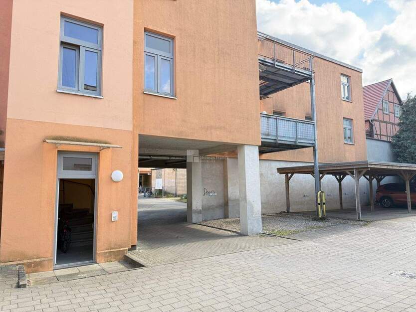 Mitten in der Stadt, fern vom Trubel: 2-Zimmer-Hofwohnung mit Balkon 2 zimmer