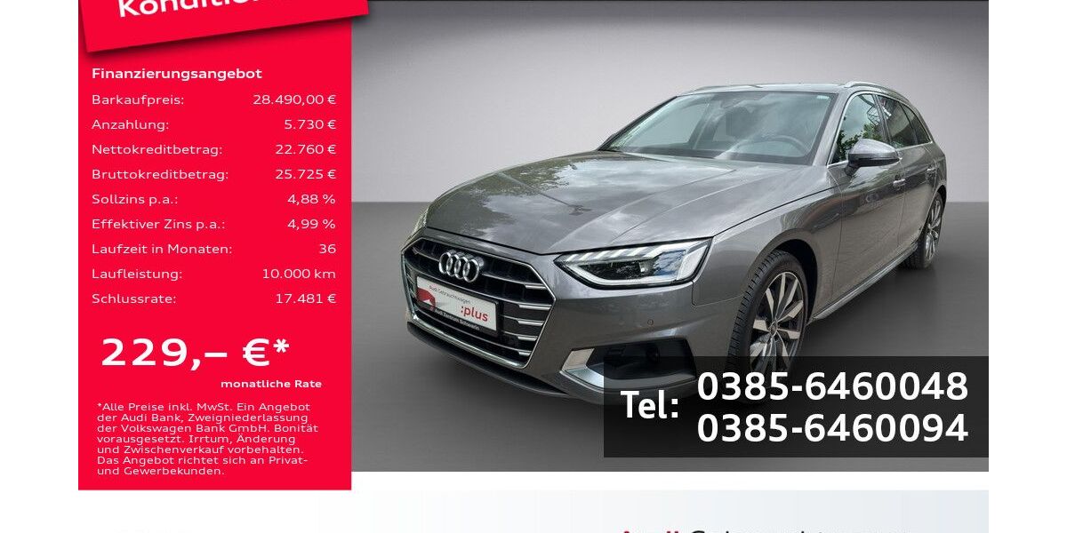 Audi A4 40.300 km 27.990 &euro; Schwerin 19061