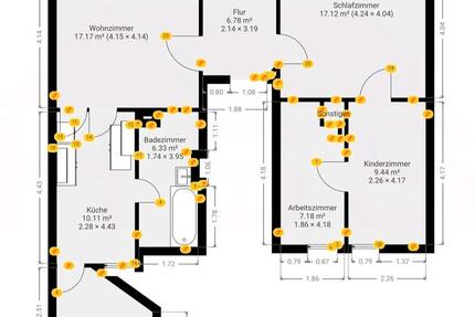 Wohnung Schwerin Friedrichsthal - 4 Zimmer, 80 m&sup2;, 950&euro; | Angebot:26166604