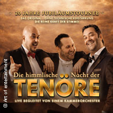 Himmlische Nacht der Tenöre - Das Original - Live und ohne technische Verstärkung 31.12.2026 Schelfkirche St. Nikolai