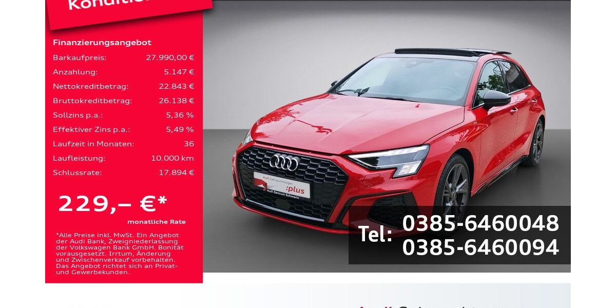 Audi A3 43.900 km 27.990 &euro; Schwerin 19061