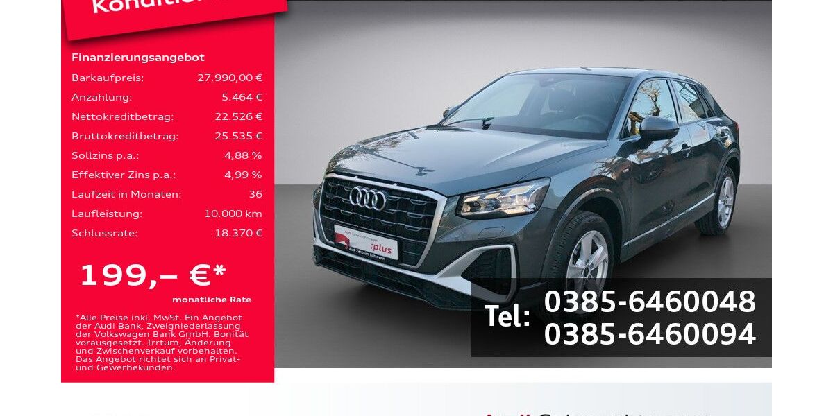 Audi Q2 14.500 km 27.990 &euro; Schwerin 19061