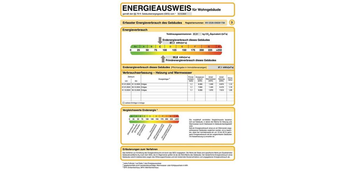 Reihenmittelhaus Klein Rogahn - 4 Zimmer, 90 m&sup2;, 195.000&euro; | Angebot:26119529