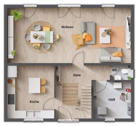 Einfamilienhaus Neustadt-Glewe Hohewisch - 6 Zimmer, 140 m&sup2;, 254.190&euro; | Angebot:26540950