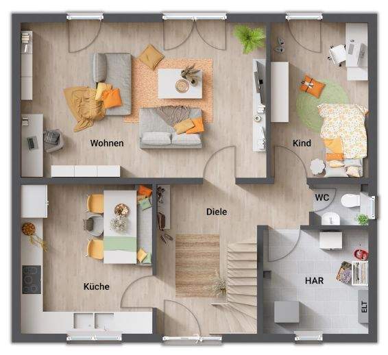 Einfamilienhaus Neustadt-Glewe Hohewisch - 6 Zimmer, 140 m&sup2;, 254.190&euro; | Angebot:26540950