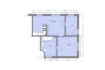Erdgeschoßwohnung Bad Kleinen - 1.5 Zimmer, 50 m&sup2;, 500&euro; | Angebot:26449228