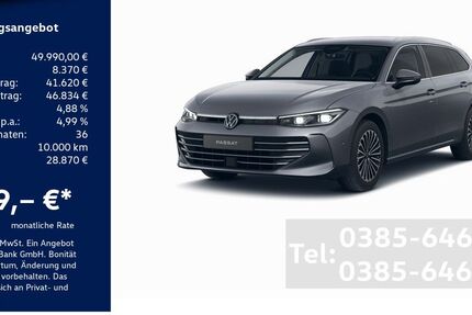 VW Passat 2.500 km 49.990 &euro; Schwerin 19061