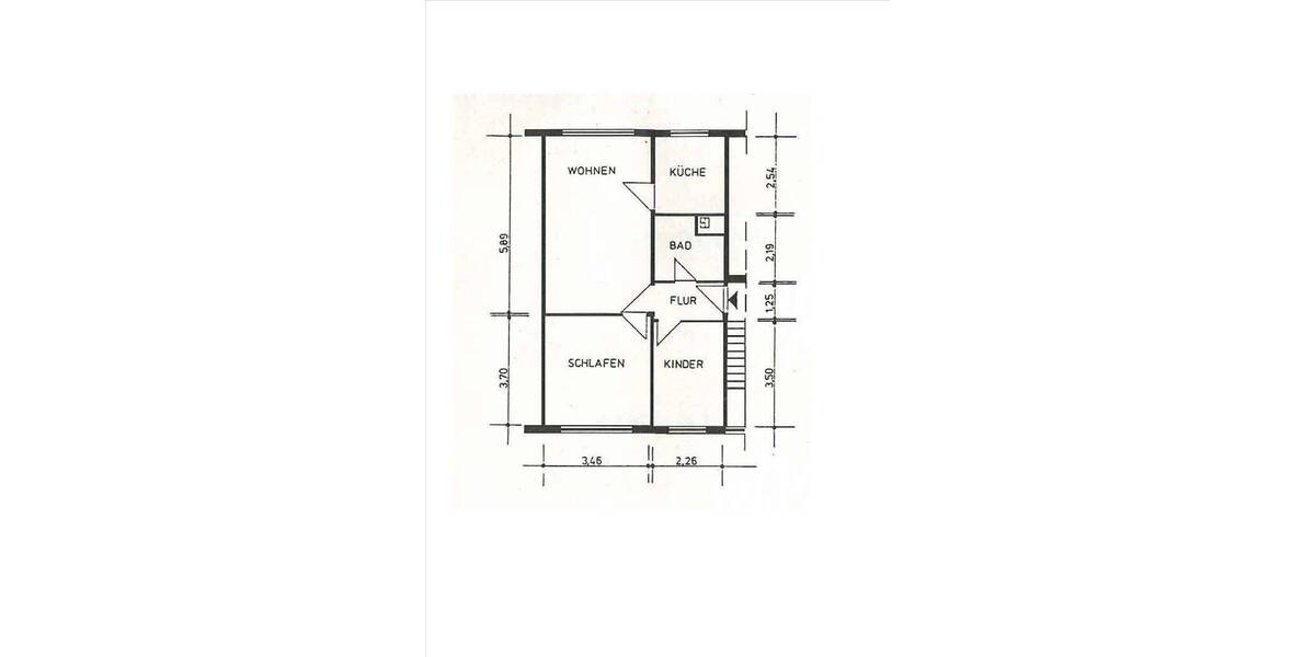 Etagenwohnung Schwerin Lankow - 3 Zimmer, 56 m&sup2;, 480&euro; | Angebot:26192513