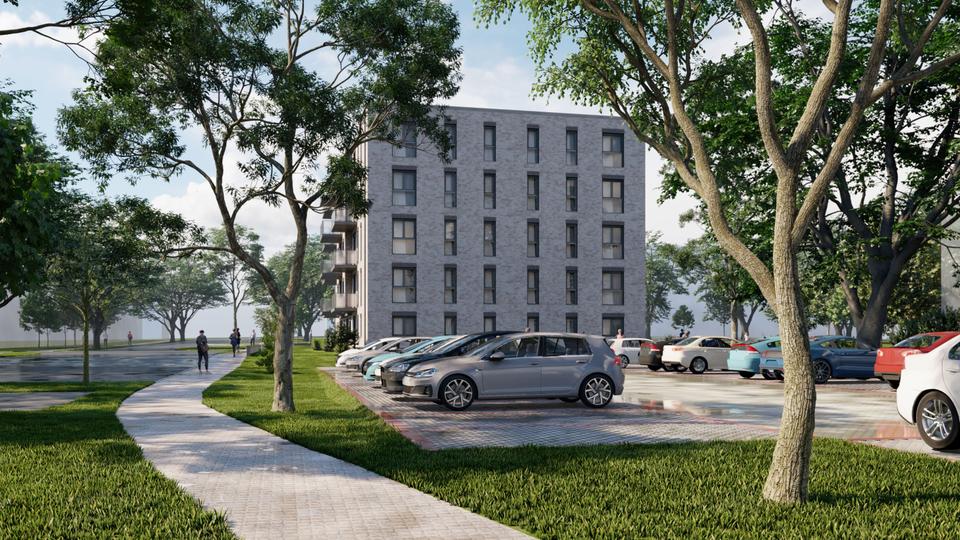 Etagenwohnung Schwerin Friedrichsthal - 4 Zimmer, 92 m&sup2;, 1.050&euro; | Angebot:26665770