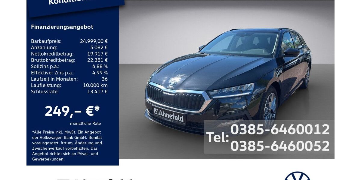 Skoda Octavia 59.700 km 24.999 &euro; Schwerin 19061