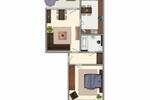 Erdgeschoßwohnung Schwerin Mueß - 2 Zimmer, 47 m&sup2;, 295&euro; | Angebot:25234046