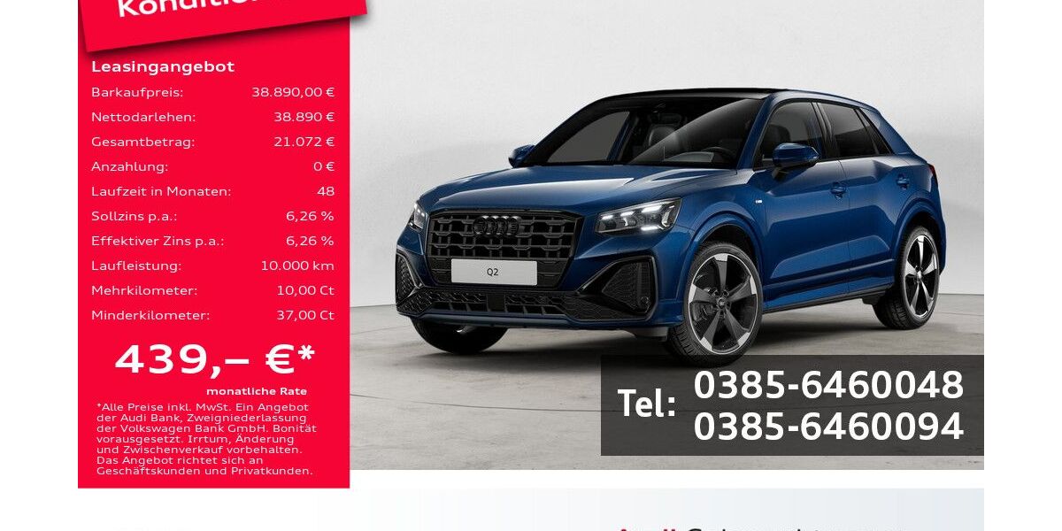 Audi Q2 13.000 km 38.890 &euro; Schwerin 19061