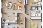 Bungalow Schwerin Medewege - 3 Zimmer, 90 m&sup2;, 339.450&euro; | Angebot:26499497