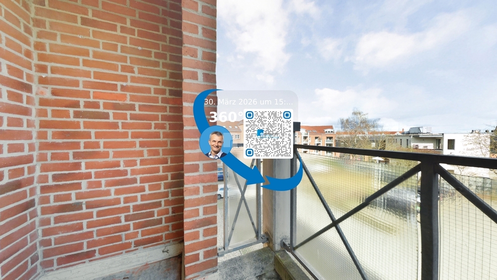 Morgensonne auf dem Balkon: 2-Zi. mit EBK, Parkett & Keller in der Weststadt - Etagenwohnung Schwerin Weststadt | Angebot:26874552